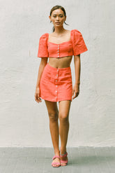 Sinai Mini Skirt (Poppy)